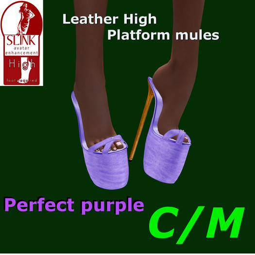 (SM)_Leather Highplatform Mules(PP)