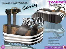 Slink FLAT Wedge Sandals "Carly" - POCKET PRICE  - DEMO