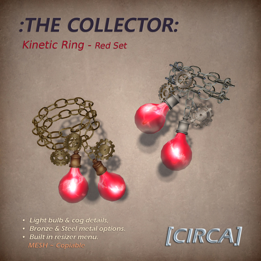 [CIRCA] Pkg - :The Collector: - Kinetic Ring - Yellow & White
