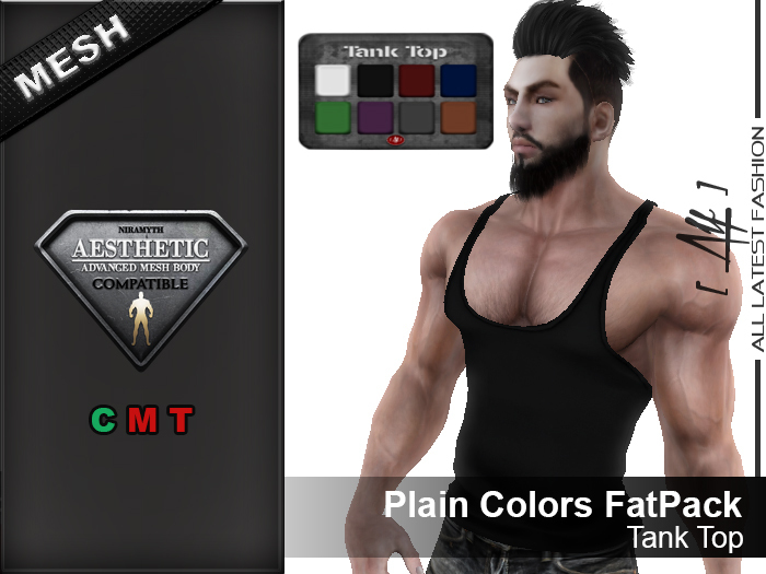 [ALF] Plain Colors Tank Top FatPack w/ HUD