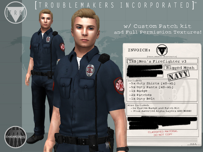 [TRB] Men's Firefighter v3: Navy