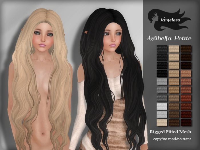 Tameless Hair Arabella (petite) - Naturals for Yabusaka Petite MESH avatar