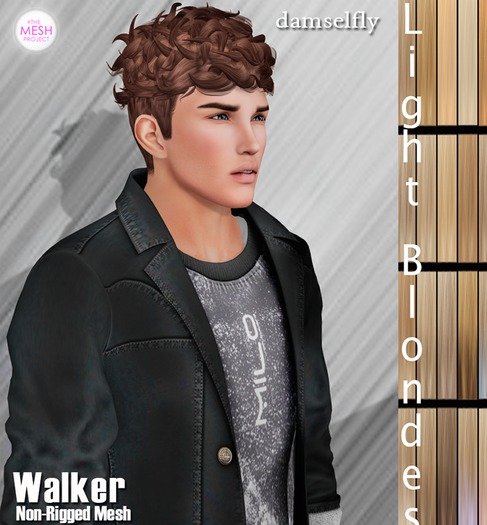 *~*Damselfly*~*Walker Non-Rigged Mesh Light Blondes