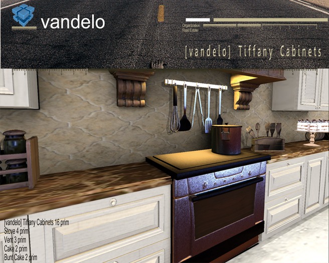  [Vandelo] Tiffany cabinet set **23 Prim**