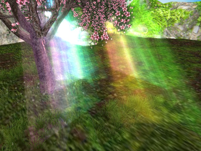 [HG&L]  Store Sun beams Rainbow Light moving - box