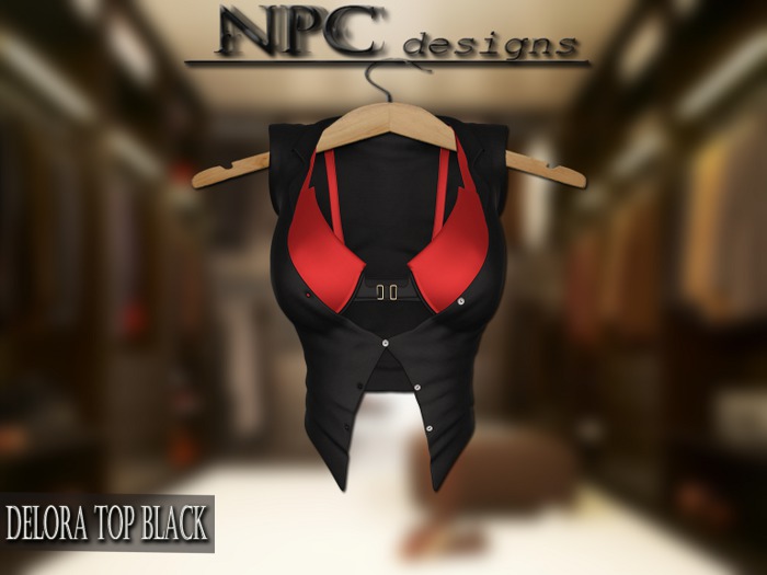 NPC Mesh Delora Top Black
