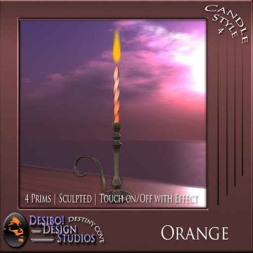 Candle Style 4 - Orange
