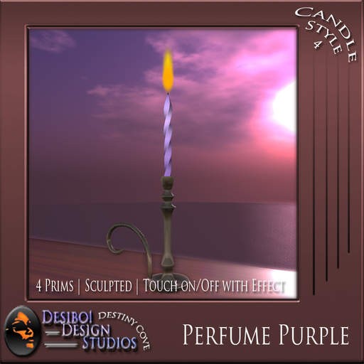 Candle Style 4 - Perfume Purple