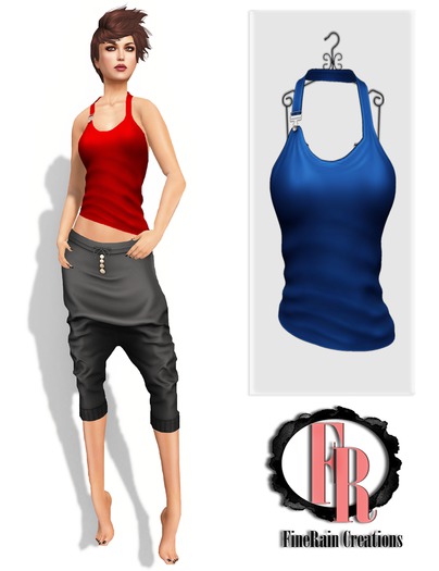 :: FineRain creations.::Summer Top Blue