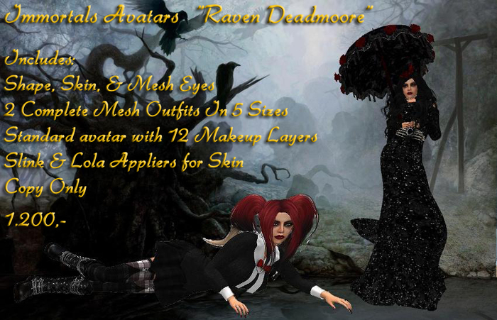 IMMORTALS AVATARS DOLL MAKER COMPLETE