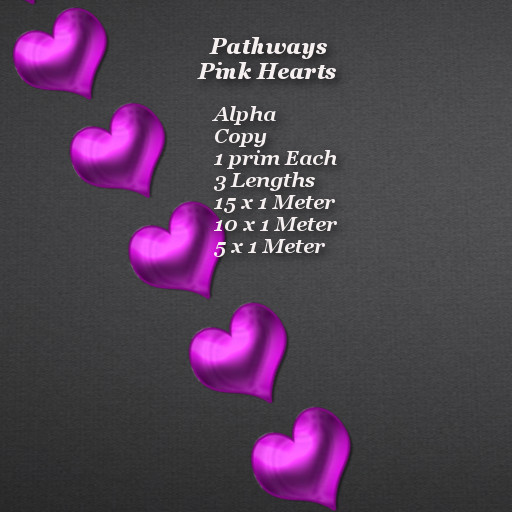 Pathway Pink Hearts