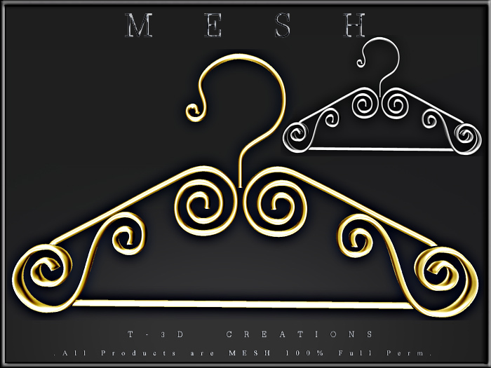 T-3D Creation [Hanger] MESH - Full Perm