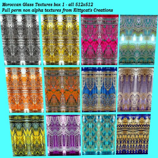 Moroccan glass 1 box
