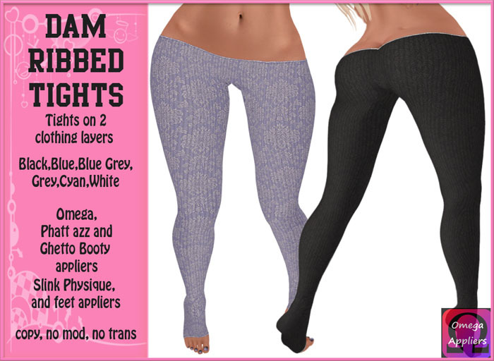 ::JELLY:: Dam Ribbed Tights Set 1