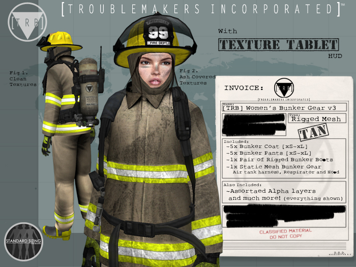 [TRB] Women's Bunker Gear v3: Tan