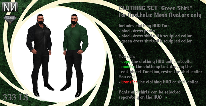 Norbo's Chaps Set Black