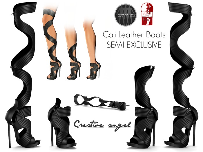 Cali Leather Boots (wear me)