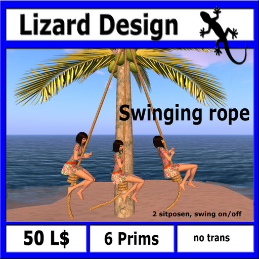 Swinging rope on/off for a tree