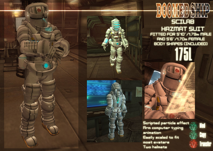 Doomed Ship - SciLab Hazmat Suit