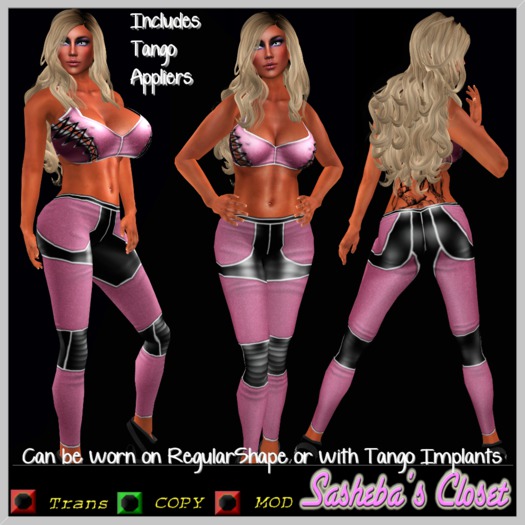 Vector Outfit With Tango Appliers, Pink