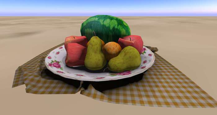 Mesh fruit plate