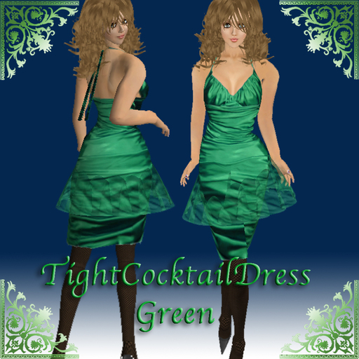 *Miroku*Tight_Cocktaildress_ green
