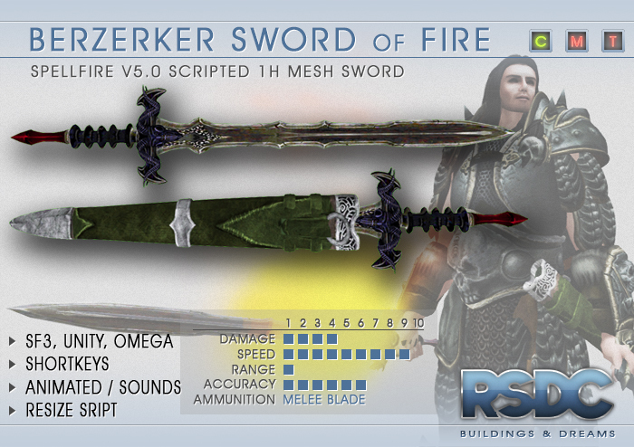 BERZERKER 1H SWORD OF FIRE SF