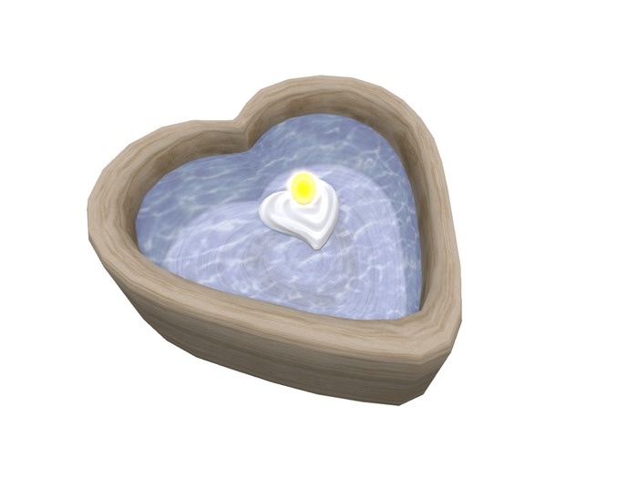 [Reigne] Heart Water Candle (boxed)