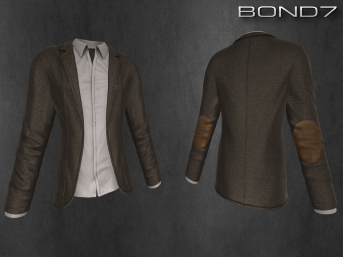 *BOND7* V-neck Longsleeve (Black)
