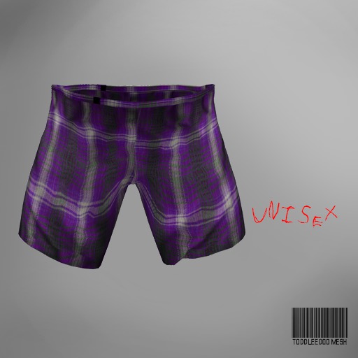GALACTIC: Plaid Boxers Purple