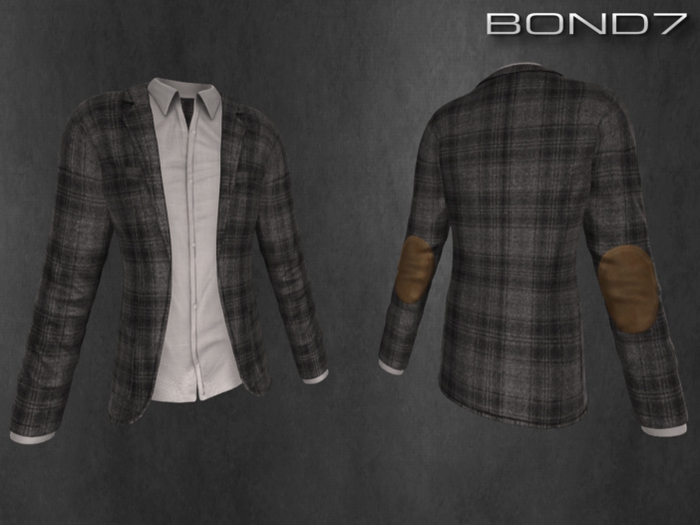 *BOND7* V-neck Longsleeve (Black)