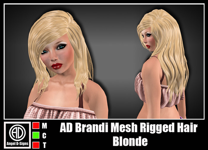 AD Brandi Mesh Rigged Hair Blonde