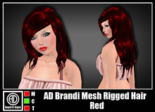 AD Brandi Mesh Rigged Hair Red