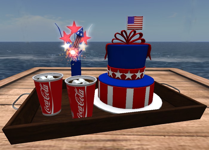 4th of July Cola Tray