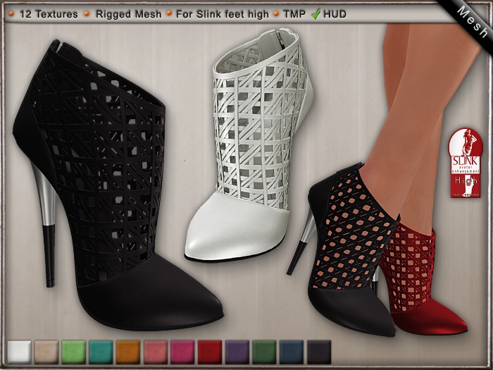 DN Mesh CowGirl Boots w HUD