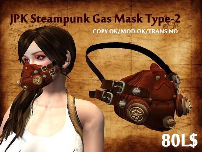 **JPK Steampunk Gas Mask Type-2 BOX