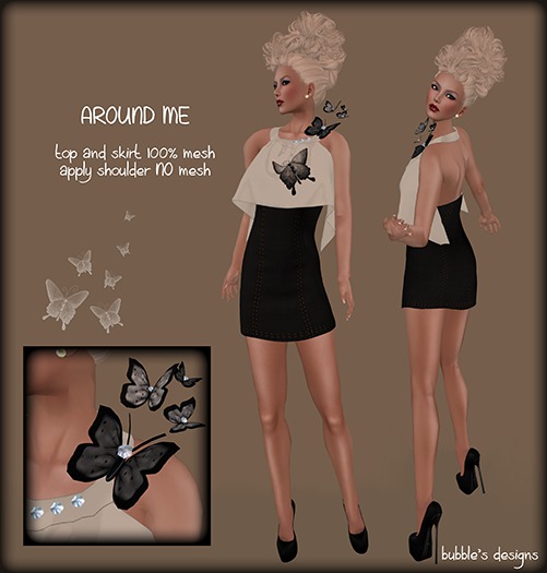 Bubble's Designs-AROUND ME-black