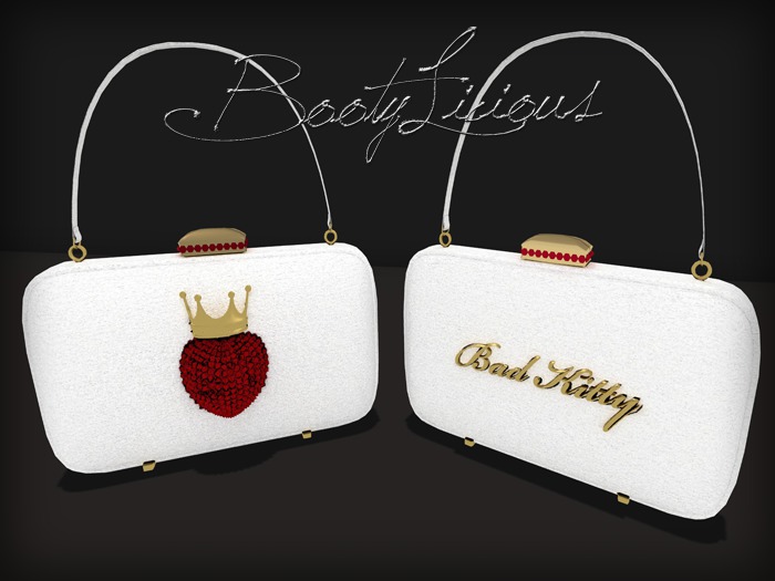 -BL-Bag Bad Kitty For Bad Girl ! WHITE