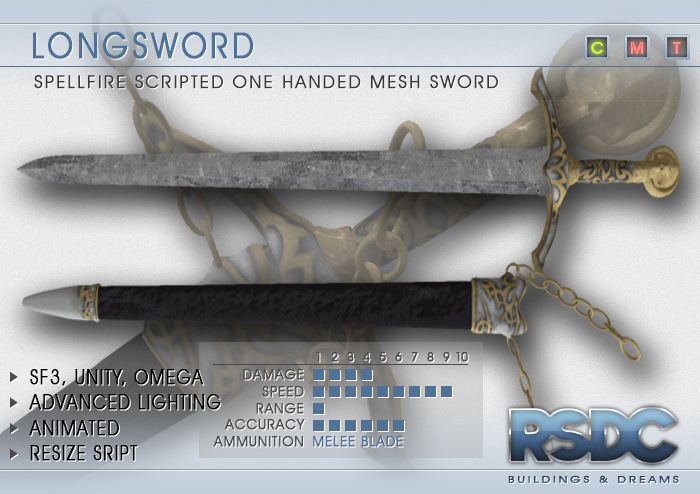 RSDC ARMOURY - LONGSWORD - SF