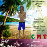 *JM* Trunks / Shorts Dolph blue