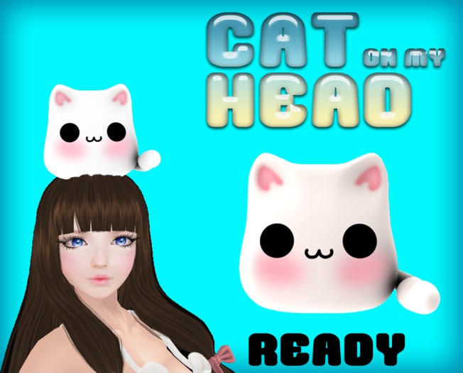 (Cat on my Head - Ready) Wear Me for Product! ^-^