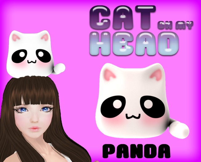 Wearable Cat Companion - Panda Face