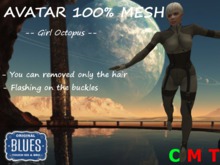 ♫ Blues Touch ♫ Full Avatar 100% Mesh Girl Octopus 1