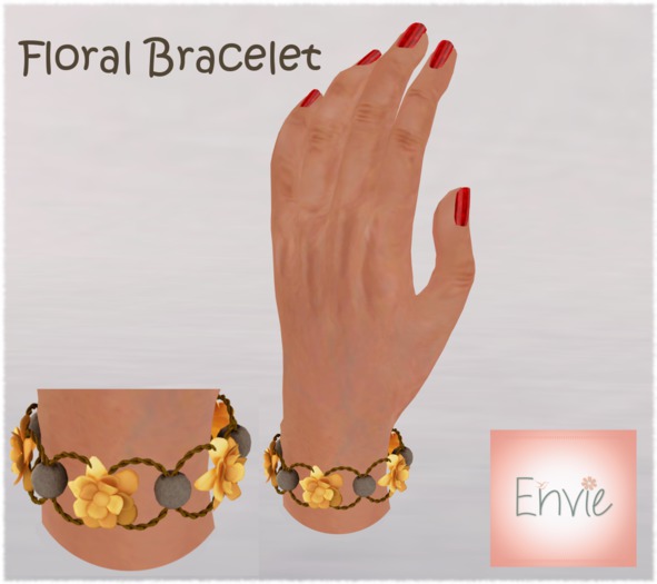 Envie - Floral Bracelet - Set 3