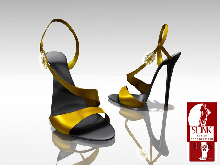 shoes jewel - yellow gold