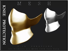 T-3D Creations [ Knee Cop - R / L ]  Micro MESH - Full Perm -