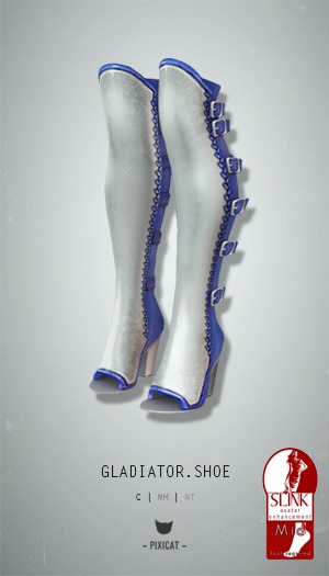 -Pixicat- Gladiator.Dress (Blue)