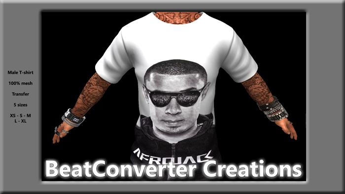 DJ Afrojack White Mens T-Shirt