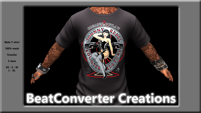 Grease Outlaw Black Mens T-Shirt