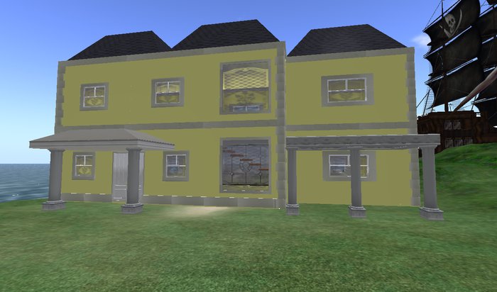 The yellow house by JJ Design